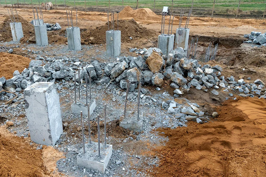 pre-construction pier installation in Oviedo, FL